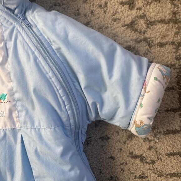 Vtg 1990s Beatrix Potter Quiltex Peter Rabbit Bunting Size  NB - Picture 7 of 9